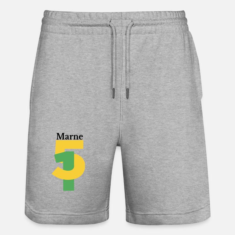 Marne - Short de jogging bio TRAINER Stanley/Stella unisexe - gris chiné