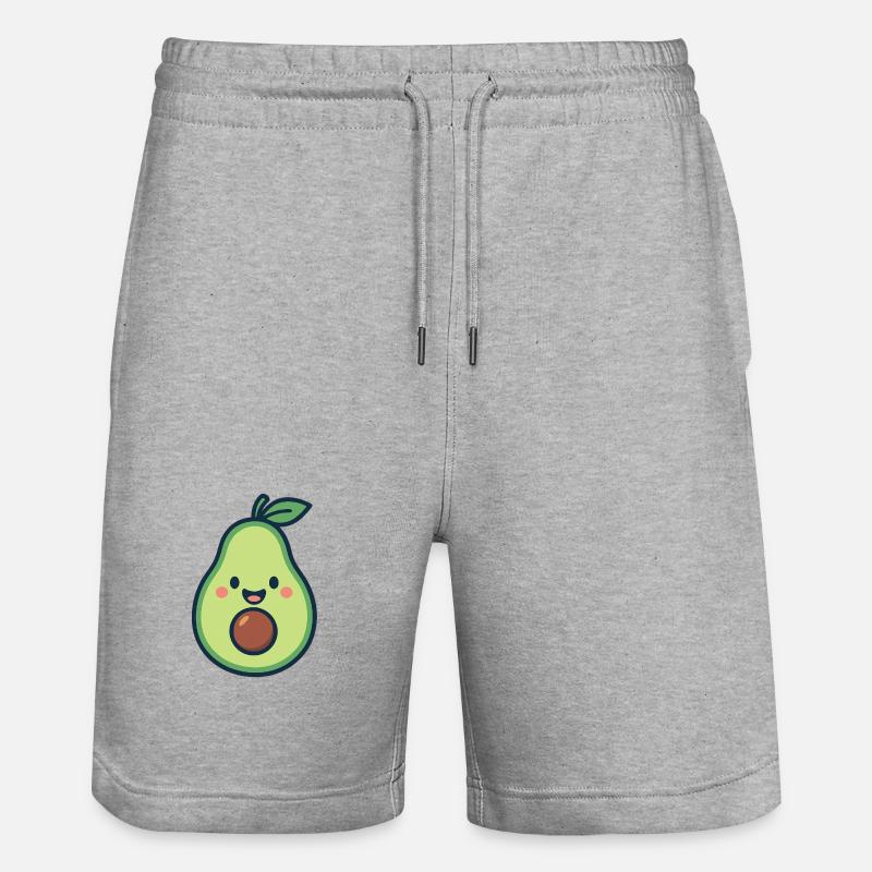 Avocat heureux - Short de jogging bio TRAINER Stanley/Stella unisexe - gris chiné