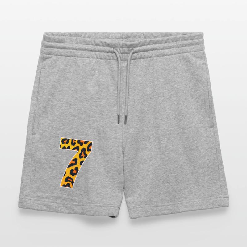 Leopard 7 Neon Pattern Stanley/Stella Trainer Unisex Organic Jogging Shorts