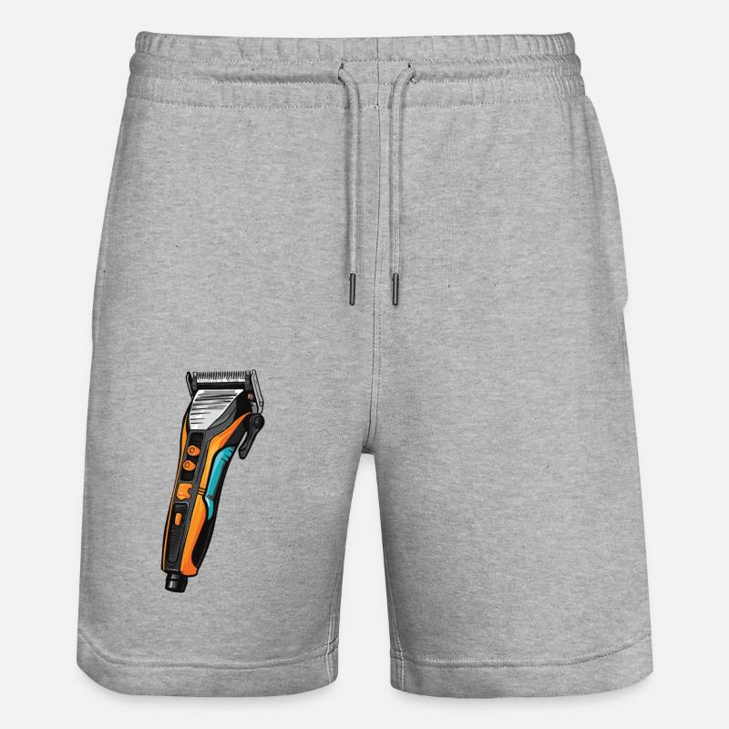 Tondeuse à cheveux Coiffeur - Short de jogging bio TRAINER Stanley/Stella unisexe - gris chiné