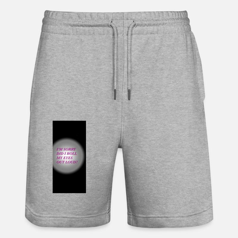 Citation drôle - Short de jogging bio TRAINER Stanley/Stella unisexe - gris chiné