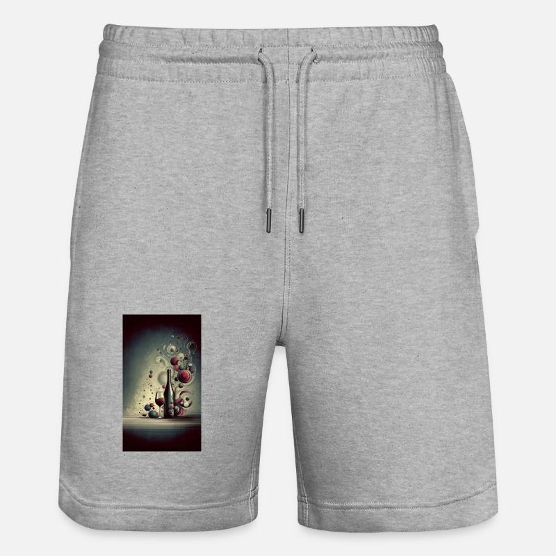 Vin 1 2 - Short de jogging bio TRAINER Stanley/Stella unisexe - gris chiné