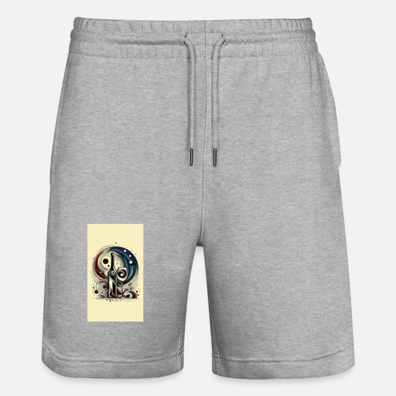 Vin 1 1 - Short de jogging bio TRAINER Stanley/Stella unisexe - gris chiné