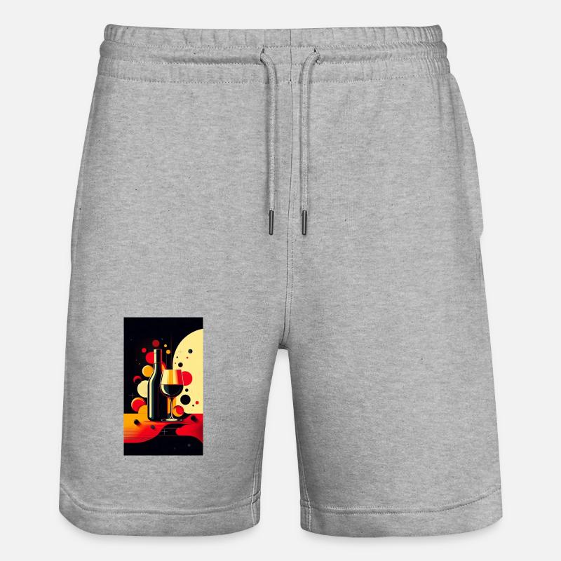 Vin 2 2 - Short de jogging bio TRAINER Stanley/Stella unisexe - gris chiné