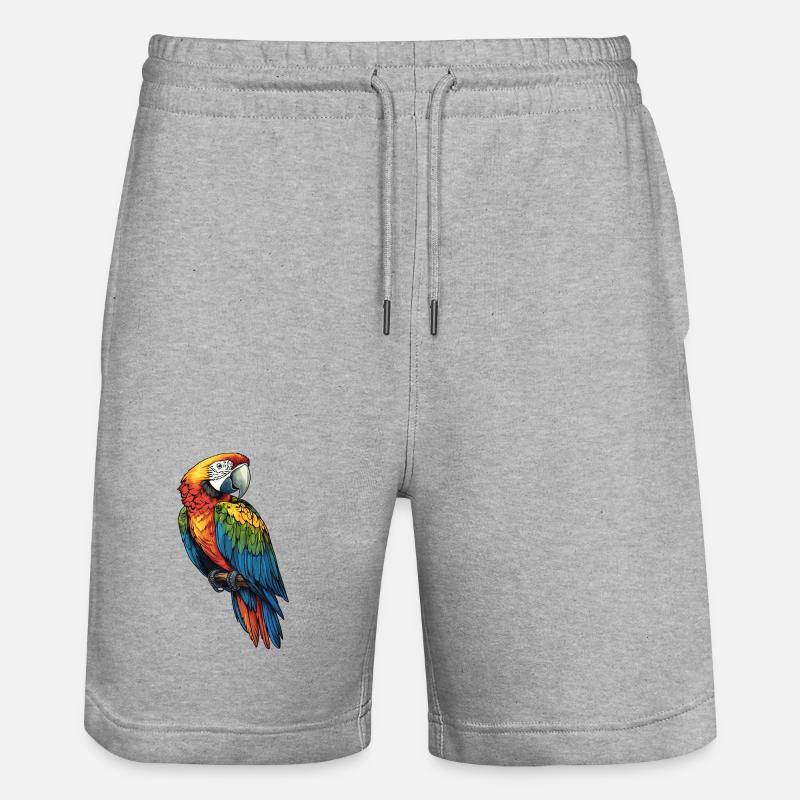 L’ère de l’ara - Short de jogging bio TRAINER Stanley/Stella unisexe - gris chiné