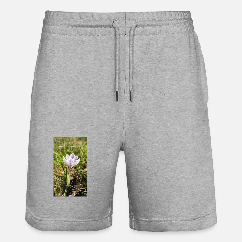 crocus - Short de jogging bio TRAINER Stanley/Stella unisexe - gris chiné