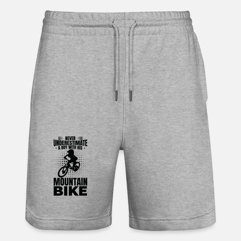 Garçon VTT - Short de jogging bio TRAINER Stanley/Stella unisexe - gris chiné