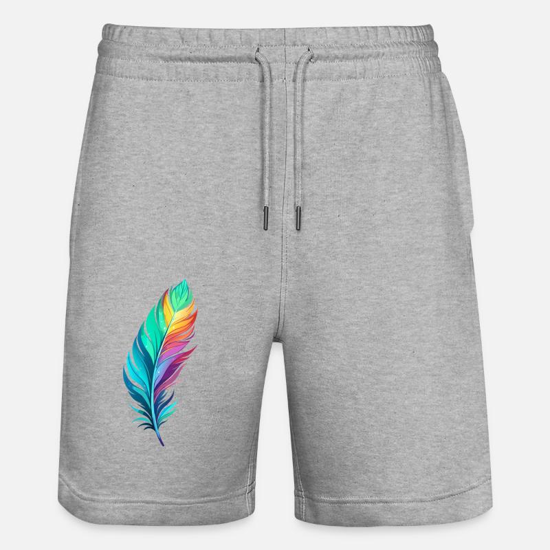 PLUME - Short de jogging bio TRAINER Stanley/Stella unisexe - gris chiné