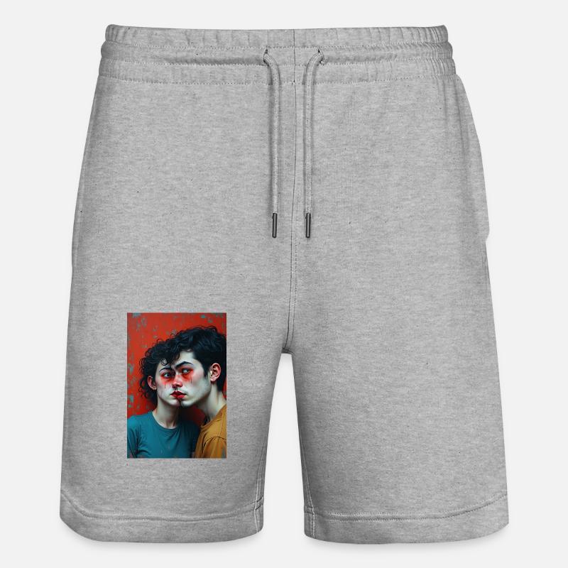 Du même sang - Short de jogging bio TRAINER Stanley/Stella unisexe - gris chiné