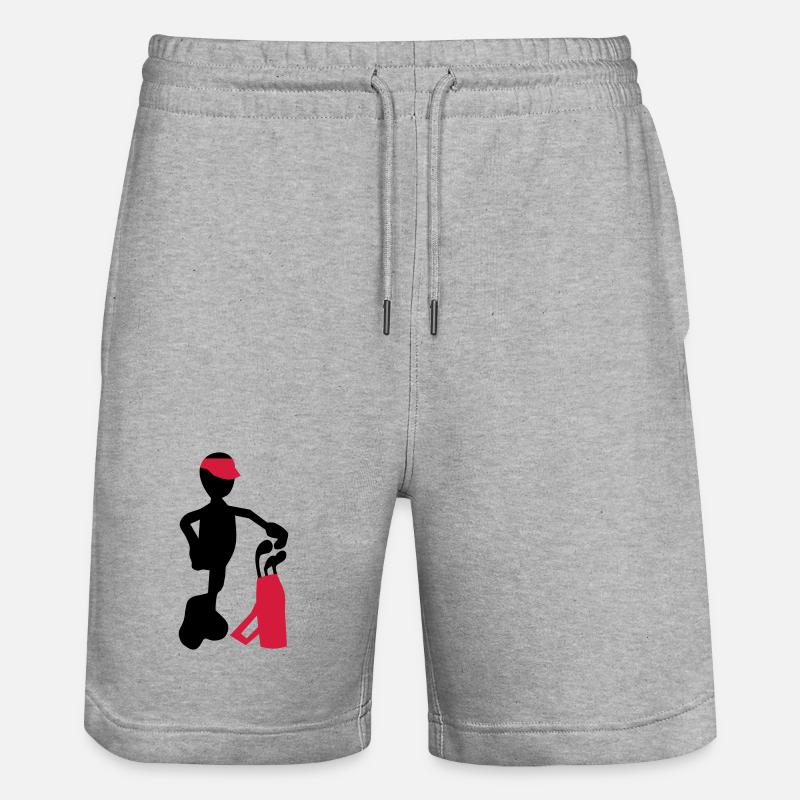 golf - Short de jogging bio TRAINER Stanley/Stella unisexe - gris chiné