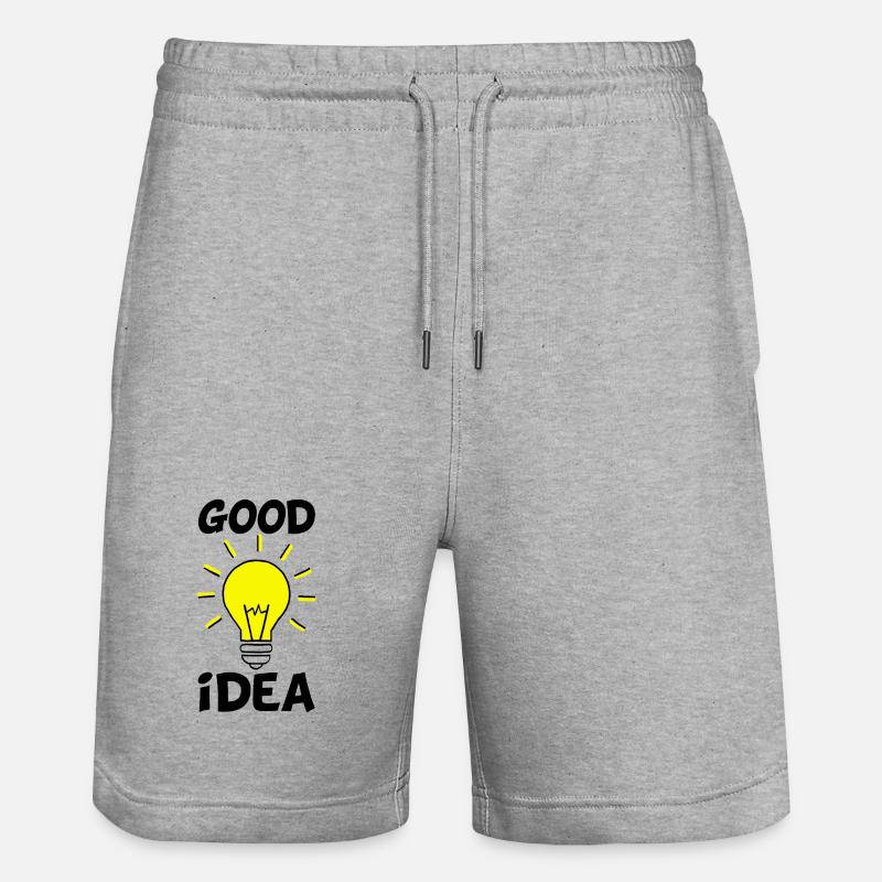 La bonne idée - Short de jogging bio TRAINER Stanley/Stella unisexe - gris chiné