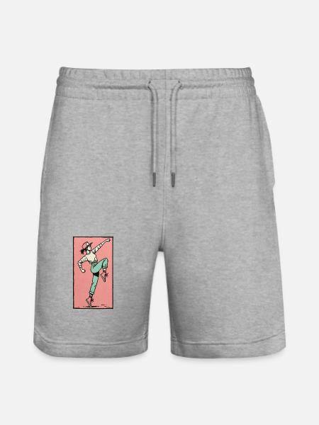 Danseuse #13 - Short de jogging bio TRAINER Stanley/Stella unisexe - gris chiné