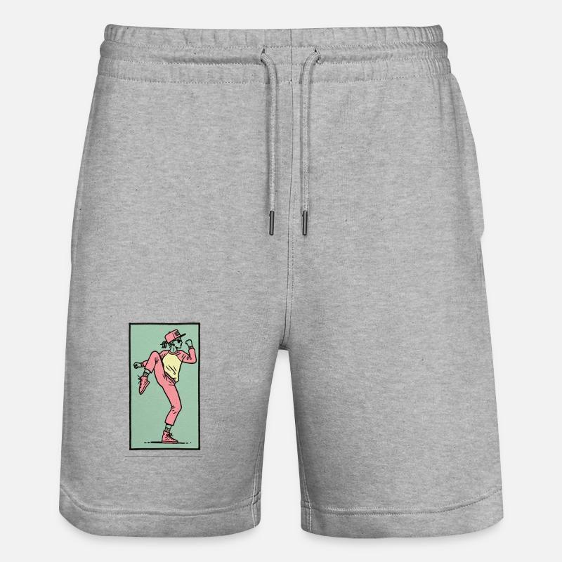 Danseuse #12 - Short de jogging bio TRAINER Stanley/Stella unisexe - gris chiné