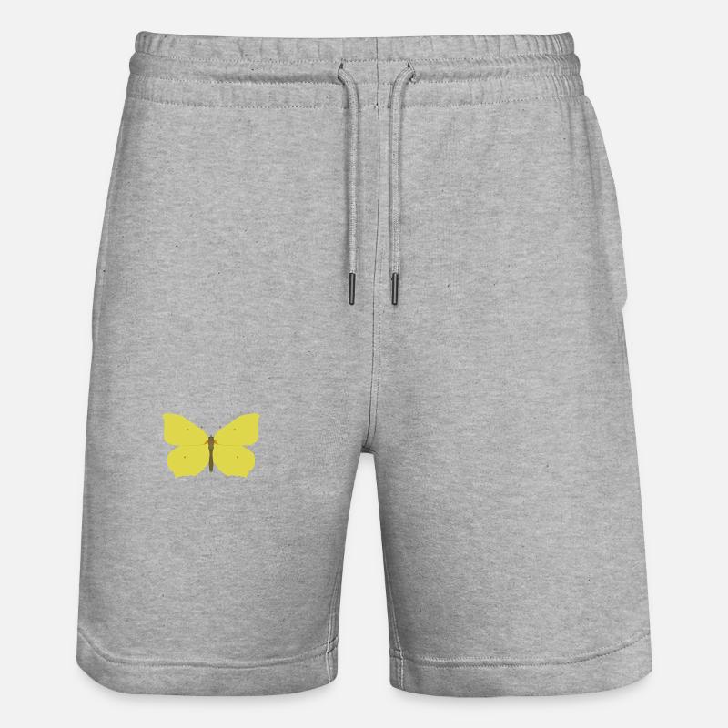 Papillons : Le papillon citron - Short de jogging bio TRAINER Stanley/Stella unisexe - gris chiné