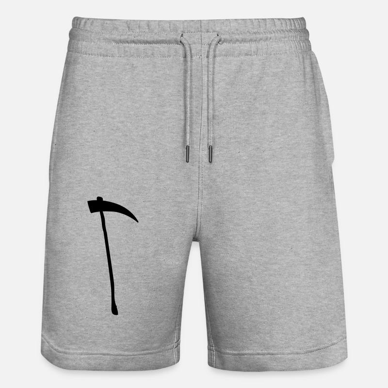 death sense tool gun kill - Stanley/Stella Trainer Unisex Organic Jogging Shorts - heather grey