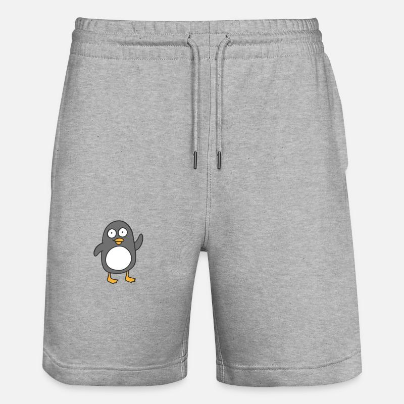 manchot - Short de jogging bio TRAINER Stanley/Stella unisexe - gris chiné