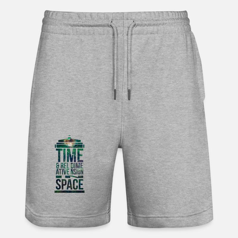 TARDIS - Short de jogging bio TRAINER Stanley/Stella unisexe - gris chiné
