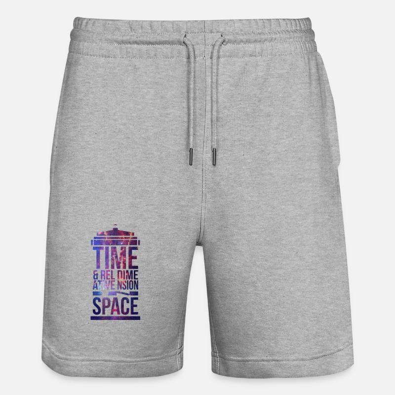 TARDIS - Short de jogging bio TRAINER Stanley/Stella unisexe - gris chiné