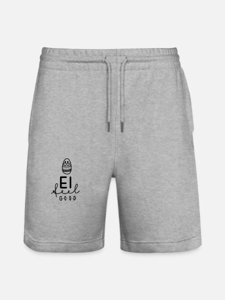 ei feel good - Stanley/Stella Unisex Bio Joggingshorts Trainer  - Grau meliert