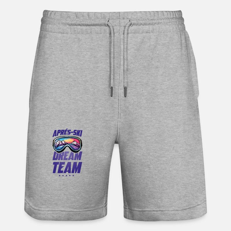 Équipe de rêve de l’après-ski - Short de jogging bio TRAINER Stanley/Stella unisexe - gris chiné