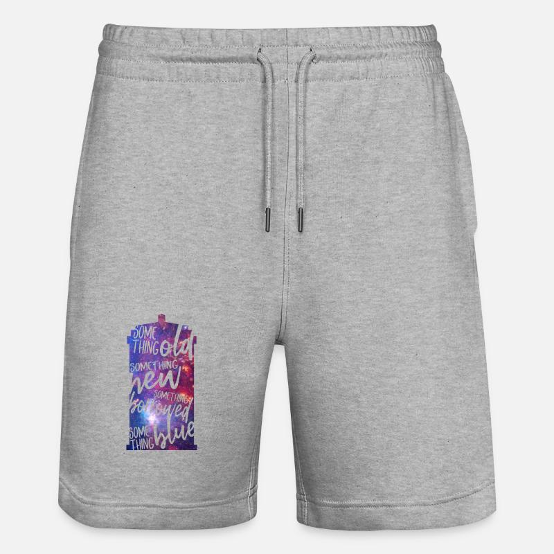 Quelque chose de vieux - Short de jogging bio TRAINER Stanley/Stella unisexe - gris chiné