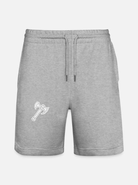 Axe Element - Stanley/Stella Trainer Unisex Organic Jogging Shorts - heather grey