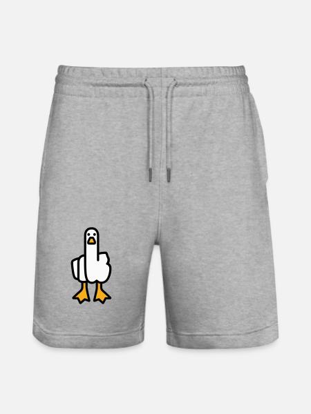 Oie de déclaration - Short de jogging bio TRAINER Stanley/Stella unisexe - gris chiné