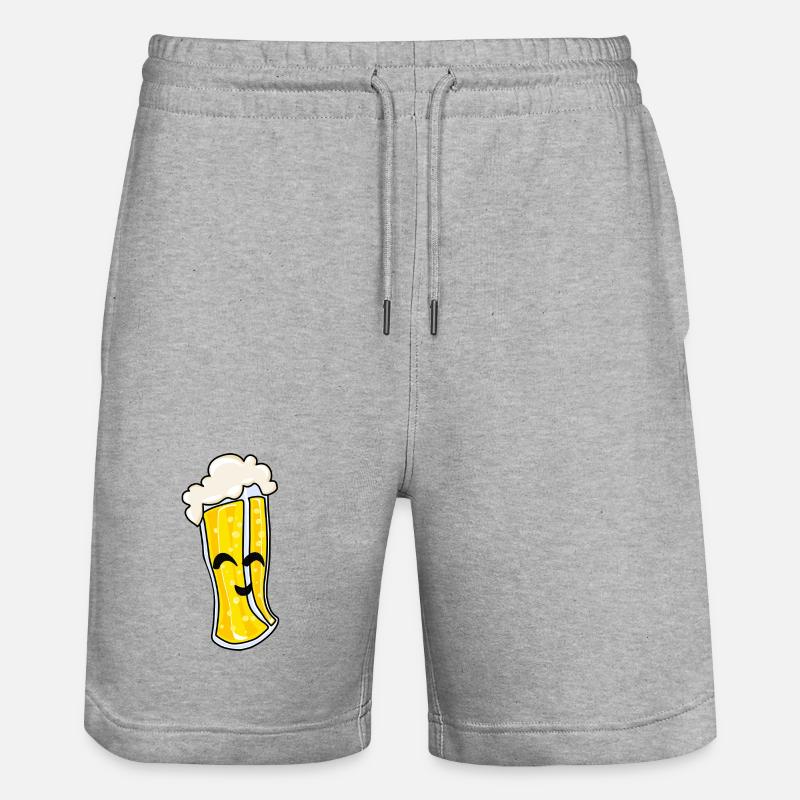 Beer joy - Short de jogging bio TRAINER Stanley/Stella unisexe - gris chiné