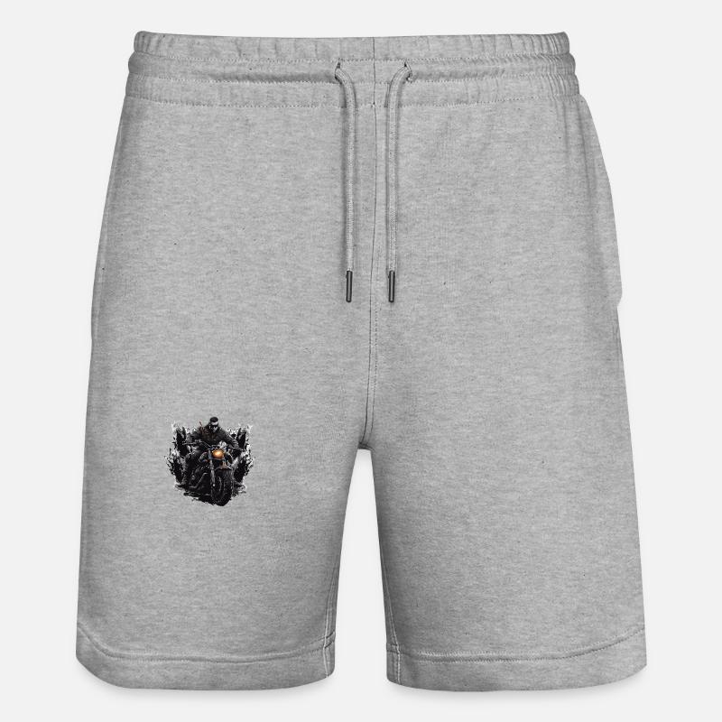 Motard - Short de jogging bio TRAINER Stanley/Stella unisexe - gris chiné