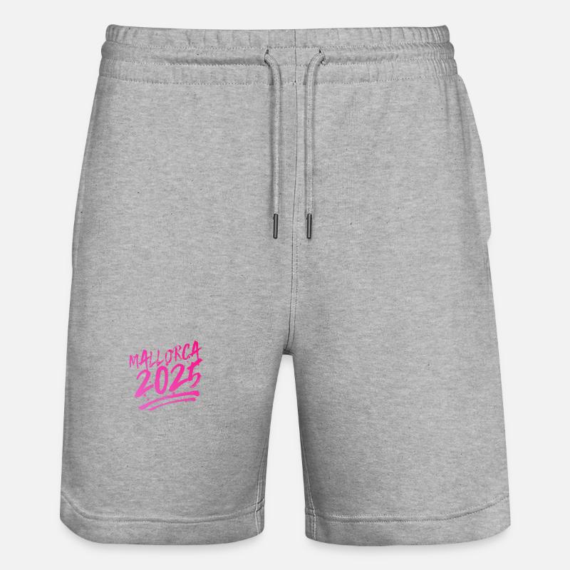 Majorque 2025 - Short de jogging bio TRAINER Stanley/Stella unisexe - gris chiné