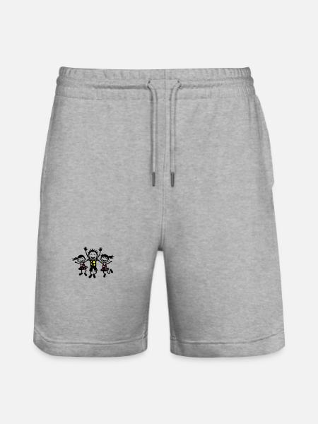 Kids Joy Kindergarten Group - Stanley/Stella Trainer Unisex Organic Jogging Shorts - heather grey
