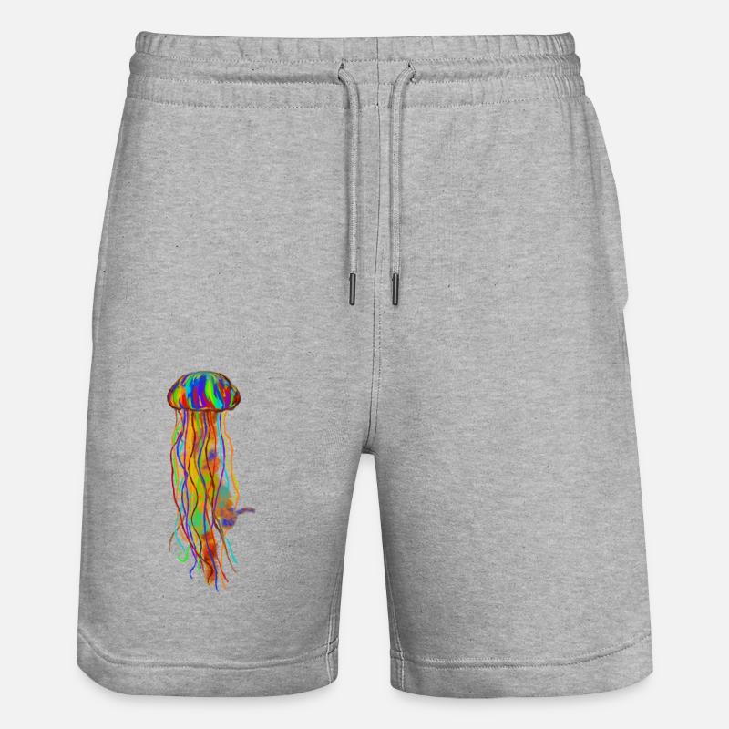 Méduse - Short de jogging bio TRAINER Stanley/Stella unisexe - gris chiné