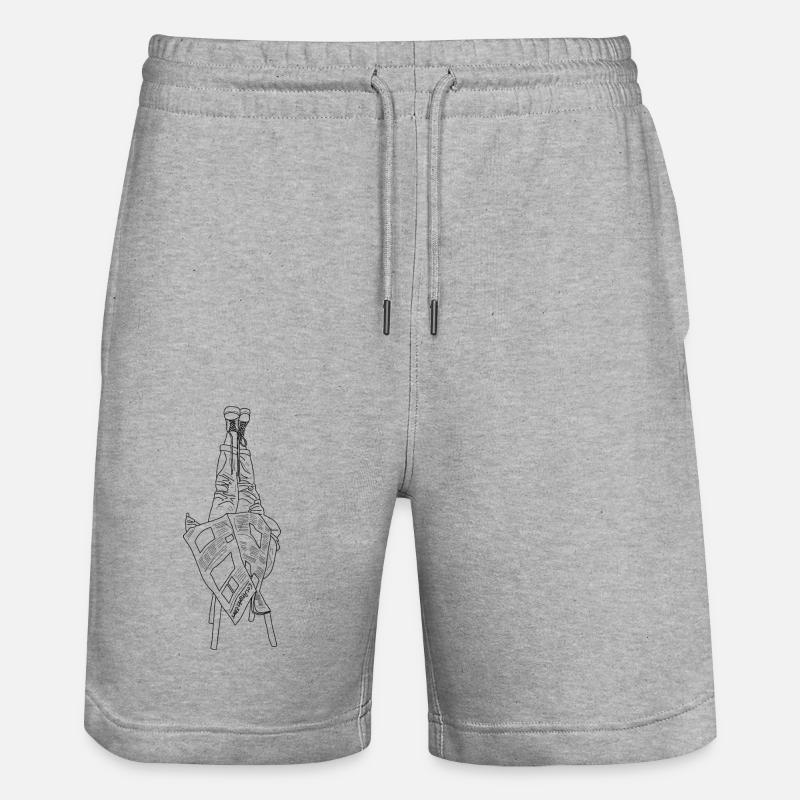 Journal - Short de jogging bio TRAINER Stanley/Stella unisexe - gris chiné