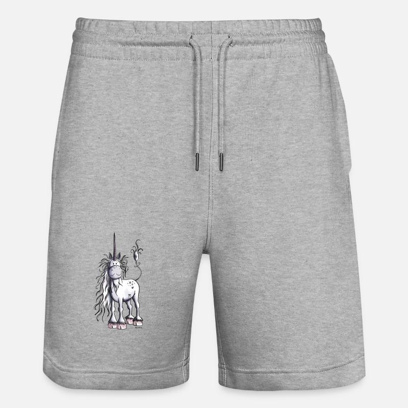 Mignon Licorne - Short de jogging bio TRAINER Stanley/Stella unisexe - gris chiné