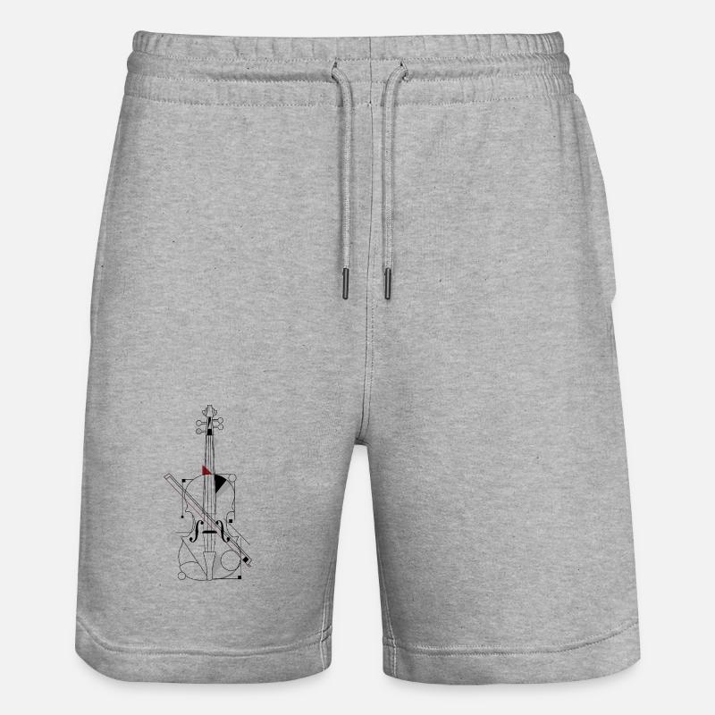 violon - Short de jogging bio TRAINER Stanley/Stella unisexe - gris chiné