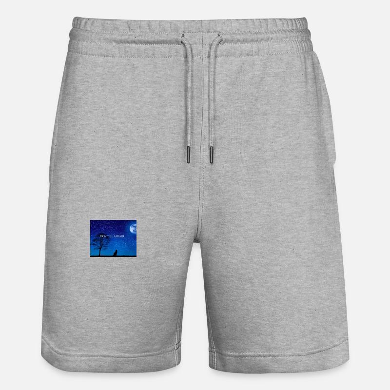 N’AYEZ PAS PEUR - Short de jogging bio TRAINER Stanley/Stella unisexe - gris chiné