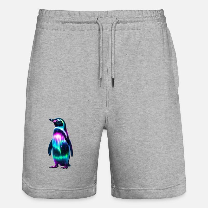 Pingouin - Short de jogging bio TRAINER Stanley/Stella unisexe - gris chiné