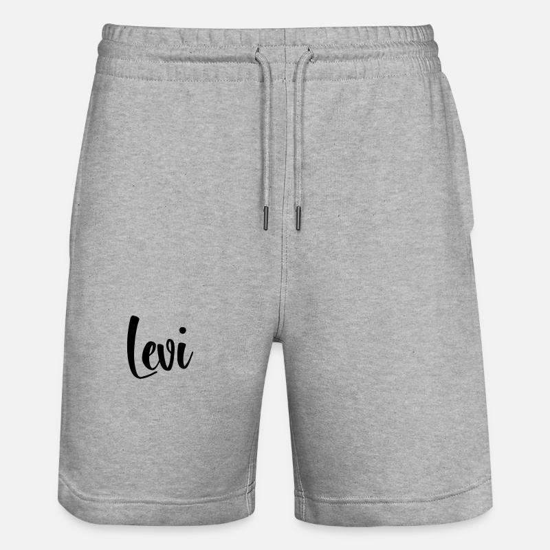 Nom - Levi - Short de jogging bio TRAINER Stanley/Stella unisexe - gris chiné