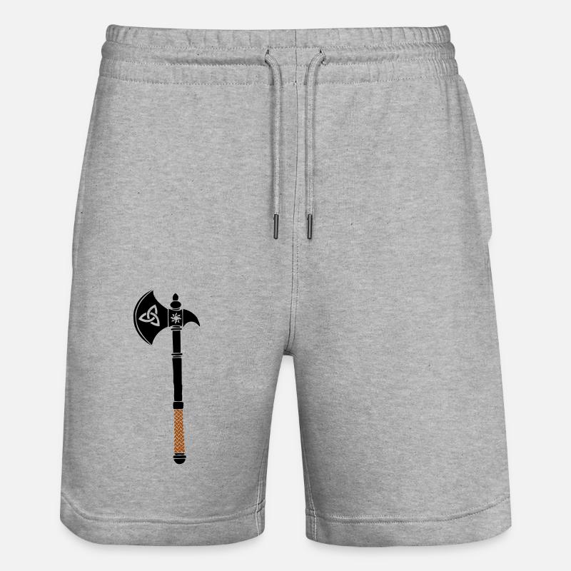hache - Short de jogging bio TRAINER Stanley/Stella unisexe - gris chiné