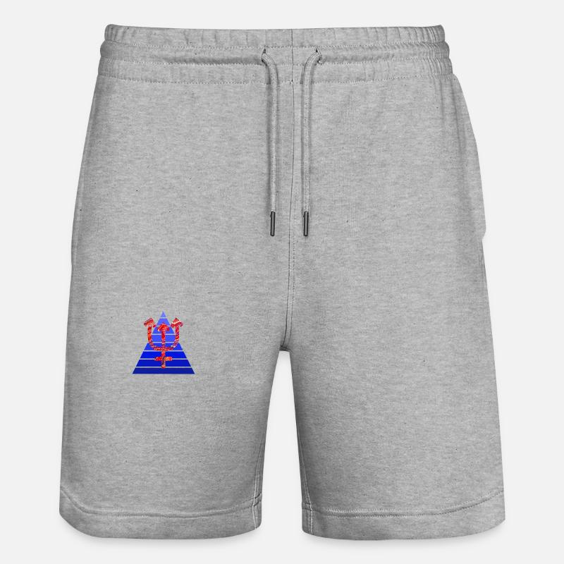 neptune 110 un - Short de jogging bio TRAINER Stanley/Stella unisexe - gris chiné