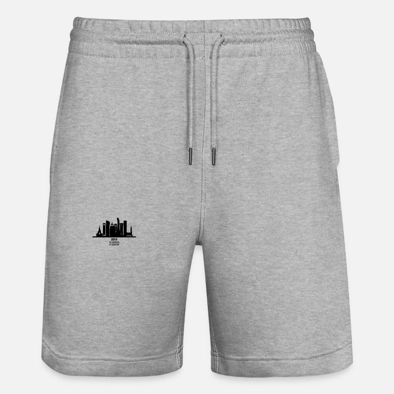 Qatar Doha doha qatar - Short de jogging bio TRAINER Stanley/Stella unisexe - gris chiné