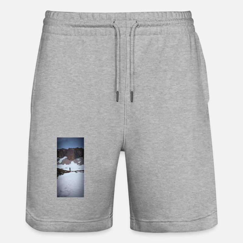 Immensité du paysage - Short de jogging bio TRAINER Stanley/Stella unisexe - gris chiné