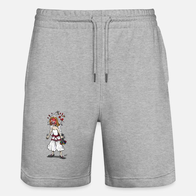 Bridezilla - Short de jogging bio TRAINER Stanley/Stella unisexe - gris chiné