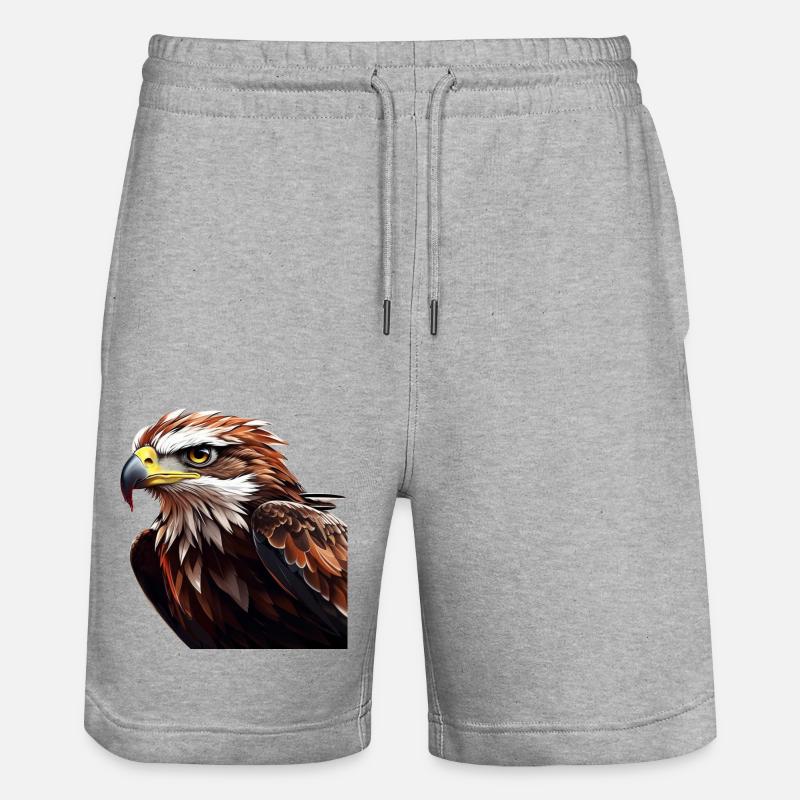 Balbuzard pêcheur - Short de jogging bio TRAINER Stanley/Stella unisexe - gris chiné