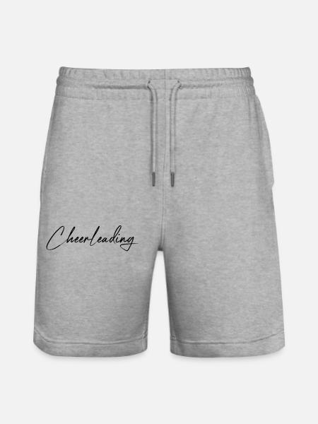 Cheerleading Schriftzug - Stanley/Stella Unisex Bio Joggingshorts Trainer - Grau meliert