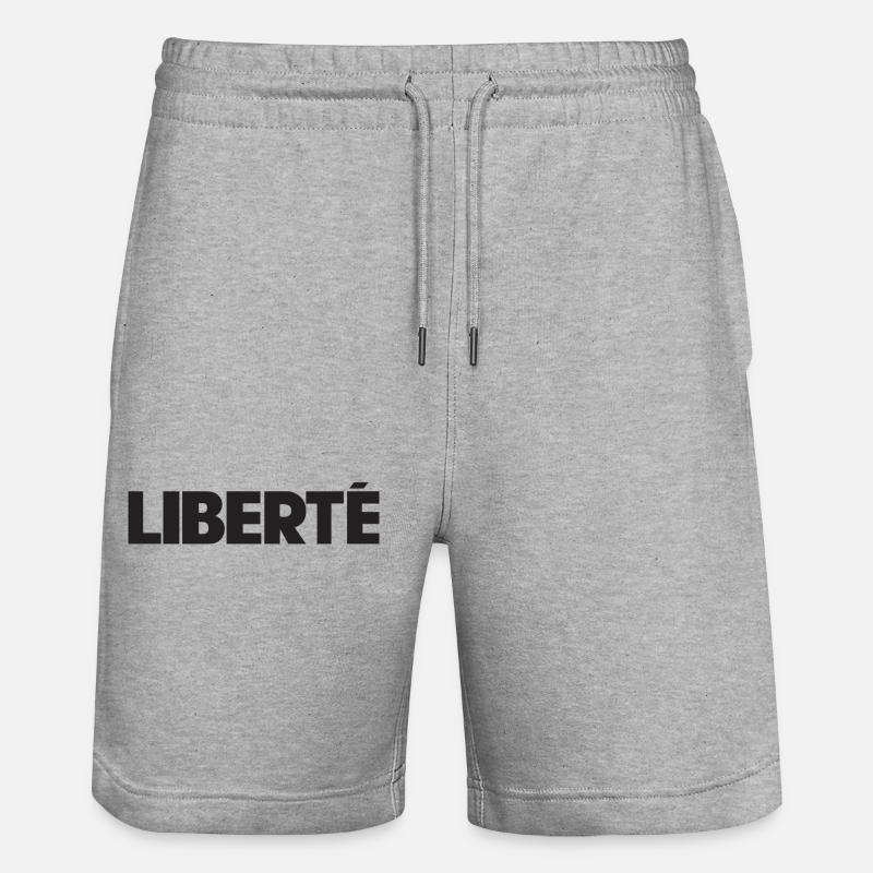 Liberte - Short de jogging bio TRAINER Stanley/Stella unisexe - gris chiné