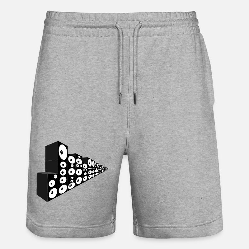Mur de son infini - Short de jogging bio TRAINER Stanley/Stella unisexe - gris chiné