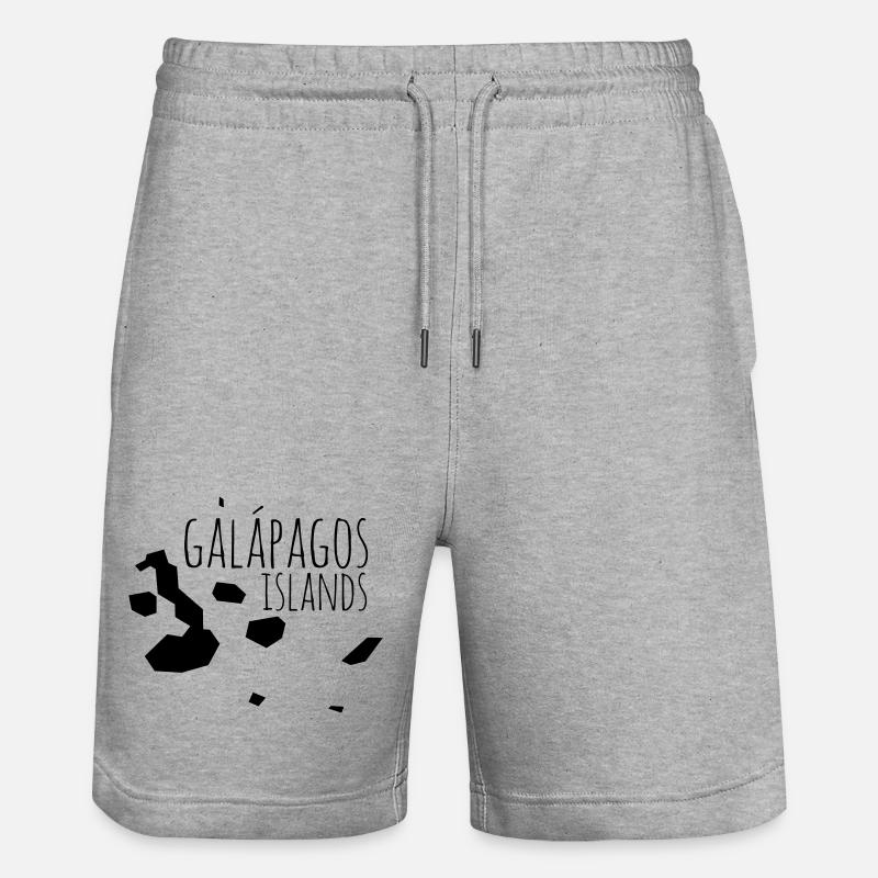 Galapagos - Stanley/Stella Unisex Bio Joggingshorts Trainer  - Grau meliert
