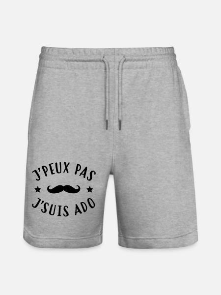 adolescent / enfant / ado / adolescente - Short de jogging bio TRAINER Stanley/Stella unisexe - gris chiné