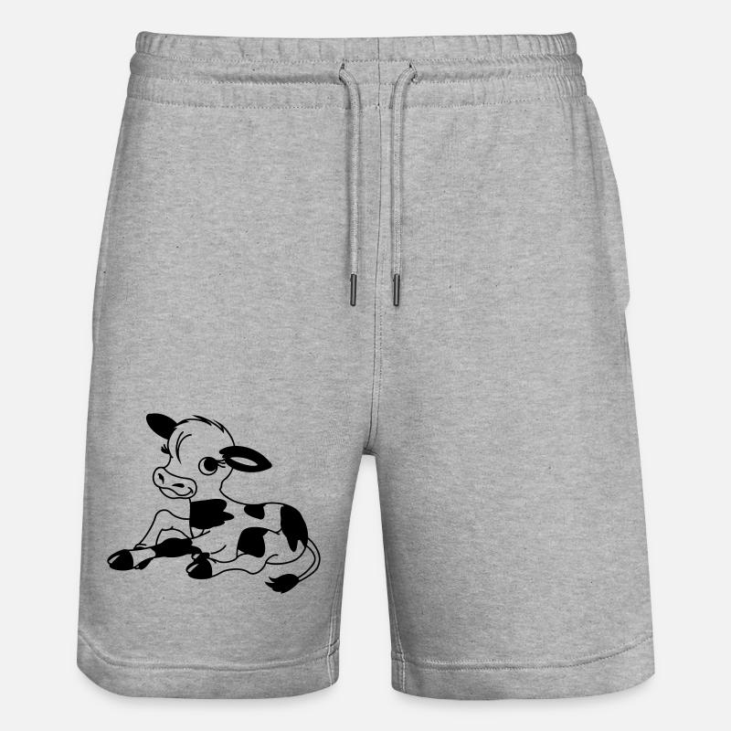 Kalb - Stanley/Stella Unisex Bio Joggingshorts Trainer  - Grau meliert